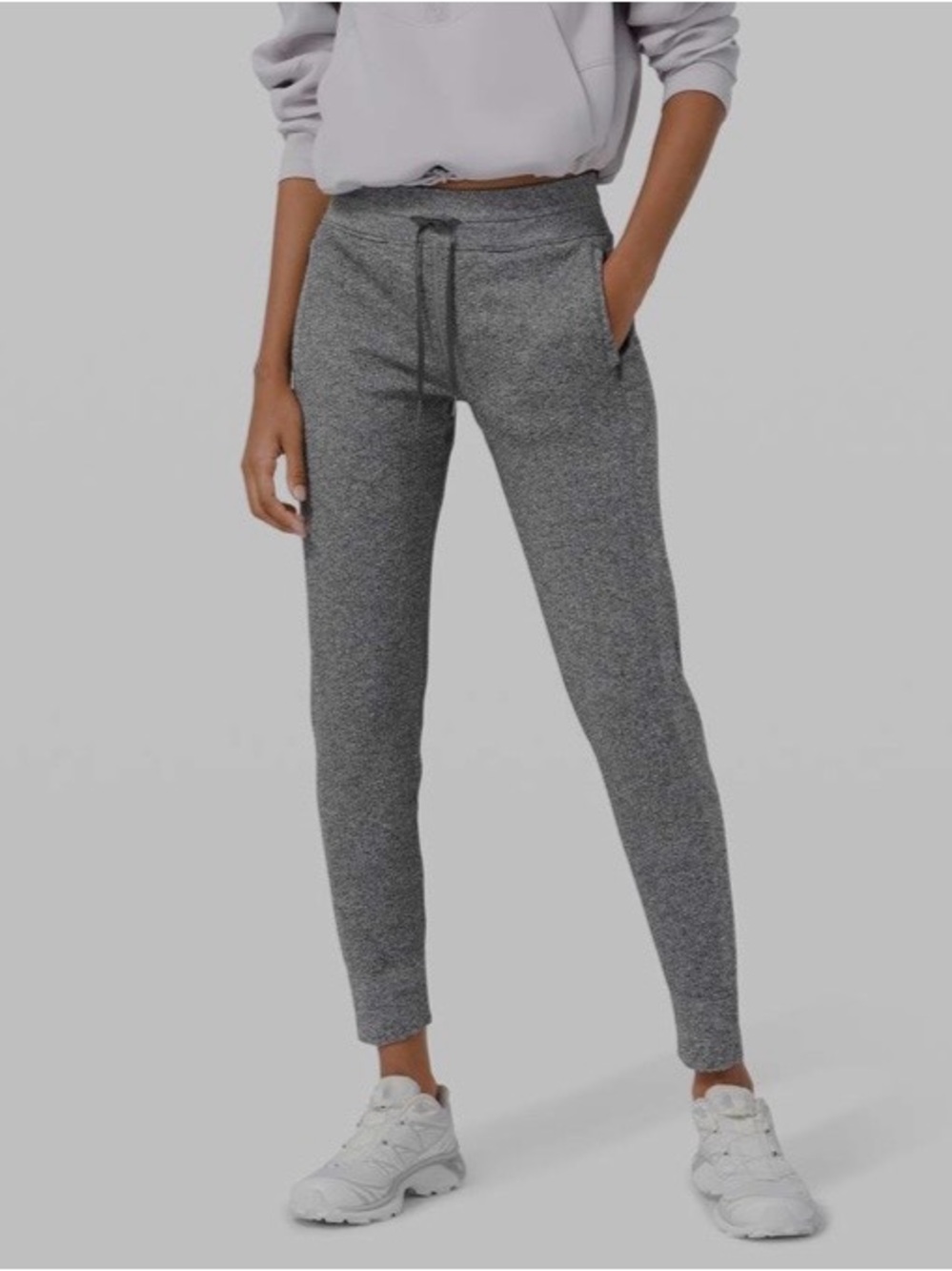 Lululemon Engineered Warmth Jogger Graphite Grey / White 2